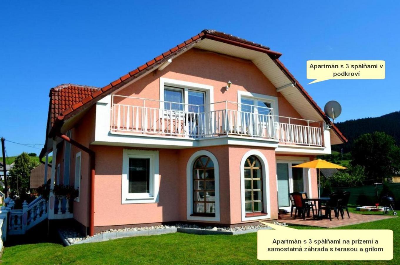 Vila Deluxe&Apartmány Riviéra Liptov Bešeňová Besenova Exterior foto